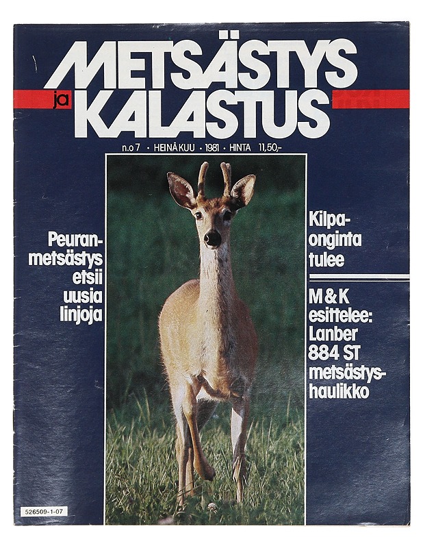 Metsästys ja Kalastus: No 8 Elokuu 1983 - Lehdet - 10105423918 - 0