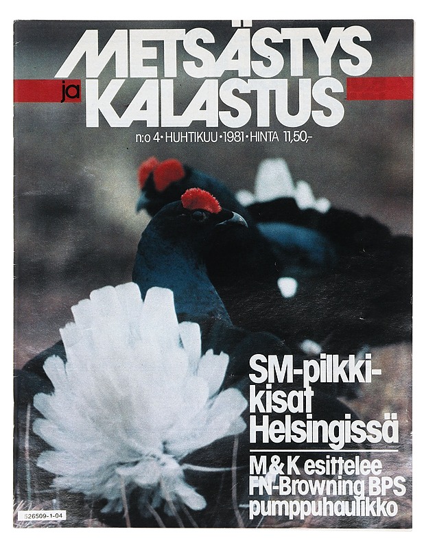 Metsästys ja Kalastus: No 4 Huhtikuu 1983 - Lehdet - 10105423927 - 0
