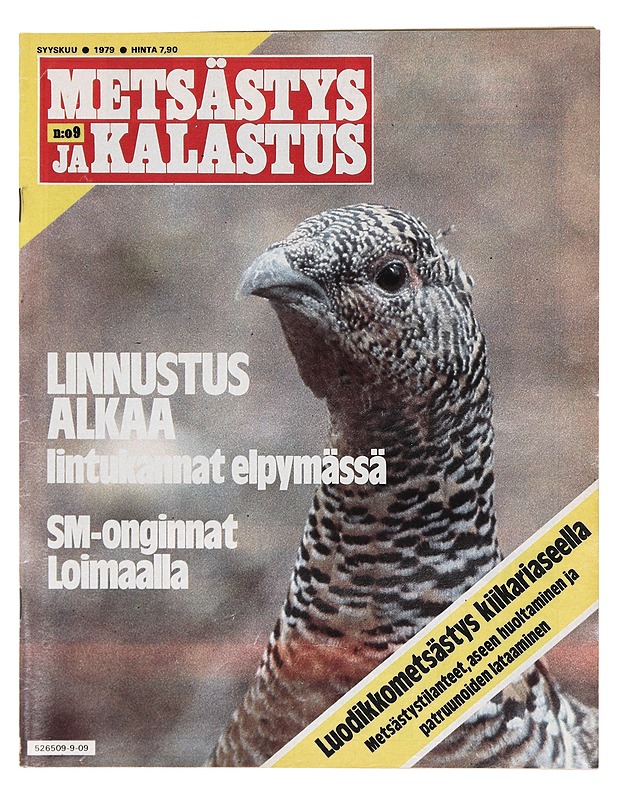 Metsästys ja Kalastus: No 9 Syyskuu 1979 - Lehdet - 10105423939 - 0