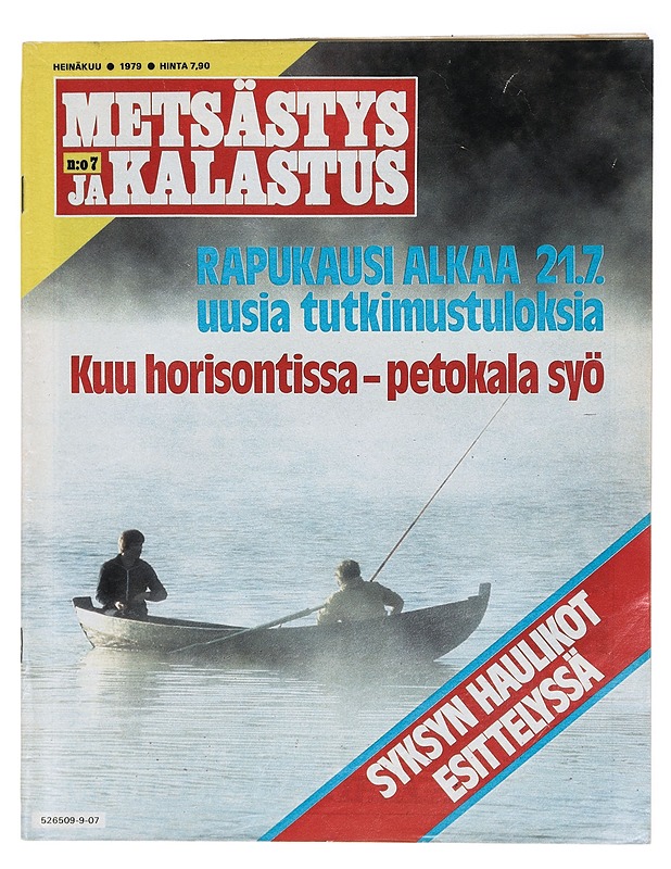 Metsästys ja Kalastus: No 7 Heinäkuu 1979 - Lehdet - 10105423945 - 0
