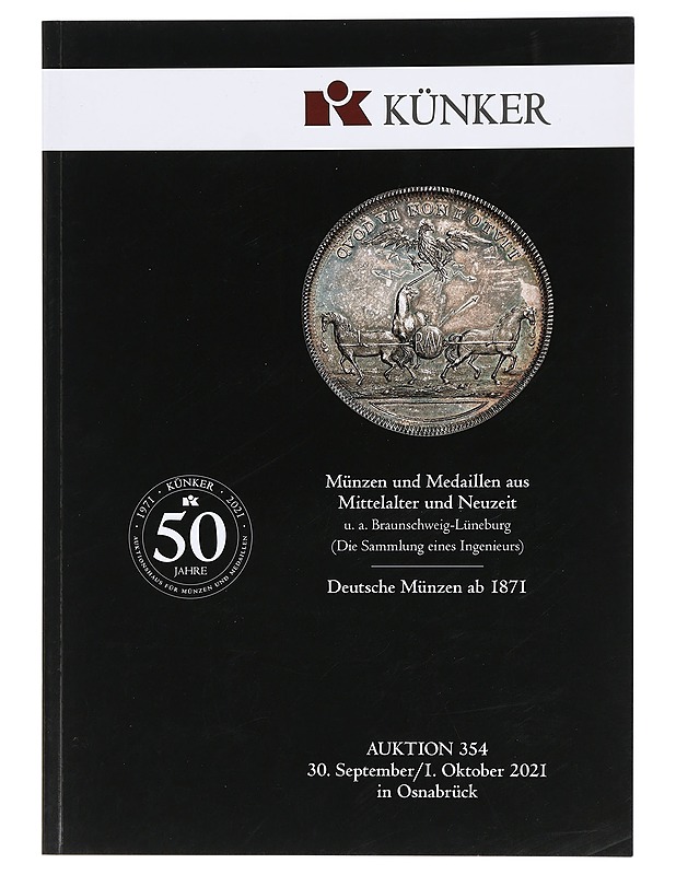 Auktion 354, Fritz Rudolf Kunker GmbH & Co. KG - Historiakirjat - 10105423955 - 0