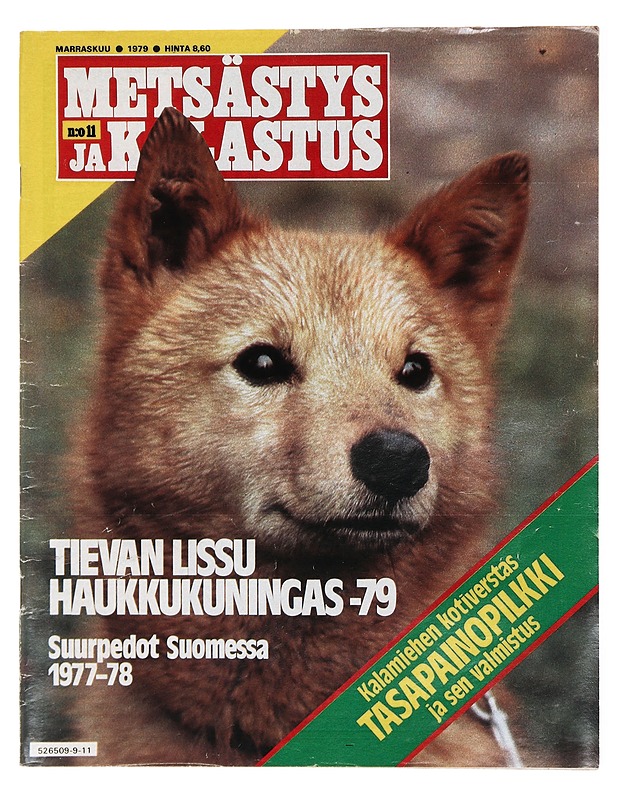 Metsästys ja Kalastus: No 11 Marraskuu 1979 - Lehdet - 10105424052 - 0