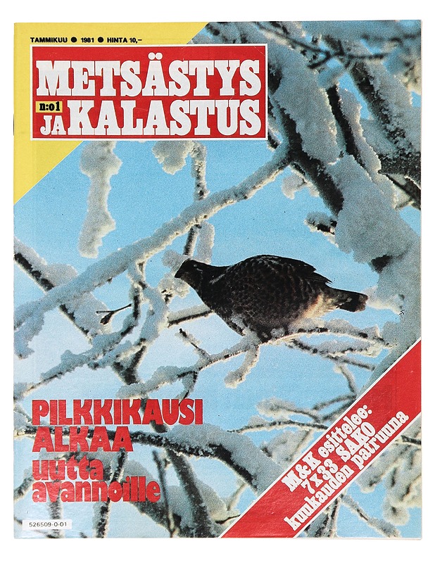 Metsästys ja Kalastus: No 1 Tammikuu 1981 - Lehdet - 10105424060 - 0