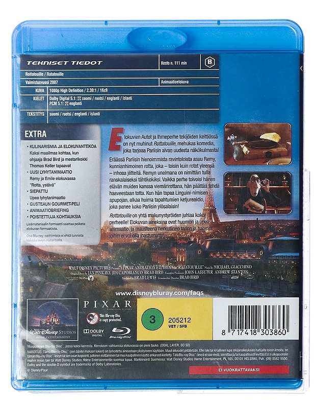 Rottatouille - Blu-Ray - Blu-ray-levyt - 10105424067 - 1