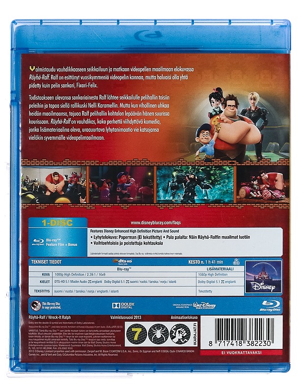 Räyhä-Ralf - Blu-Ray - Blu-ray-levyt - 10105424090 - 1