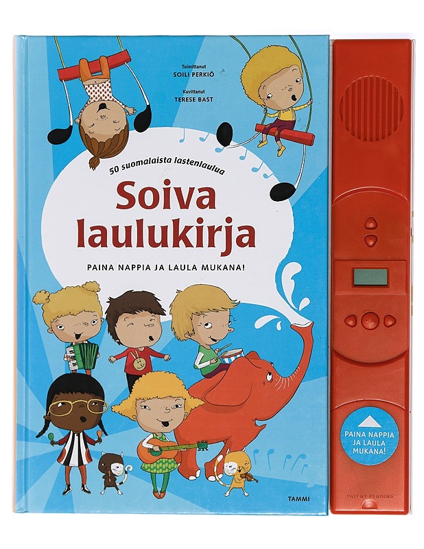 Soiva laulukirja: paina nappia ja laula mukana! : 50 suomalaista lastenlaulua - Perkiö, Soili - Lastenkirjat - 10105424121 - 0