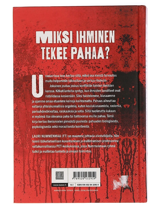 Pahuus : ihmisluonnon pimeä puoli - Nummenmaa, Lauri - Tietokirjat ja oppaat - 10105424128 - 1