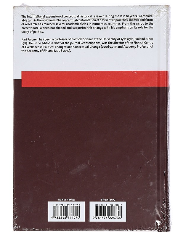 Politics and Conceptual Histories : Rhetorical and Temporal Perspectives - Palonen, Kari - Kirja lahjaksi - 10105424147 - 1