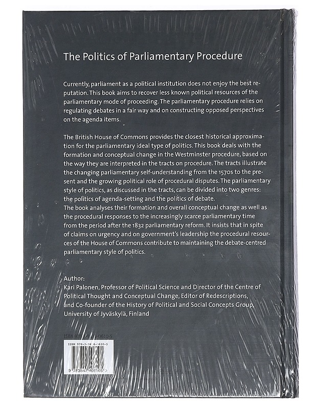 The politics of parliamentary procedure - Palonen, Kari - Kirja lahjaksi - 10105424148 - 1