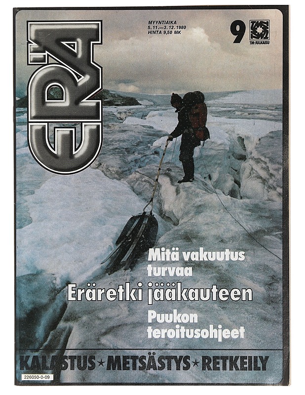 Erä No 9, Marraskuu 1980 - Kalastus + Metsästys + Retkeily - Lehdet - 10105424162 - 0
