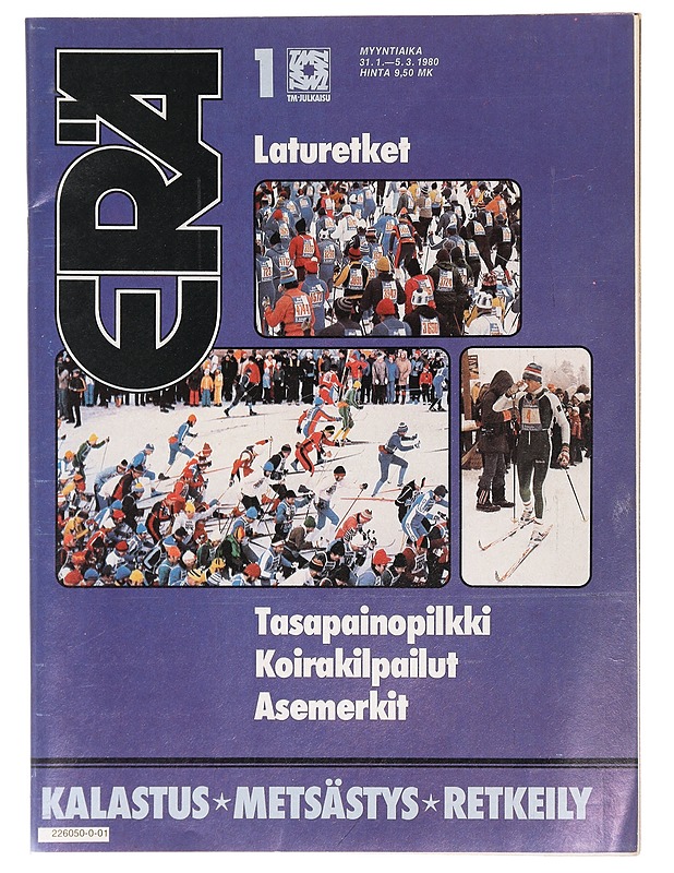 Erä No 1, Helmikuu 1980 - Kalastus + Metsästys + Retkeily - Lehdet - 10105424183 - 0