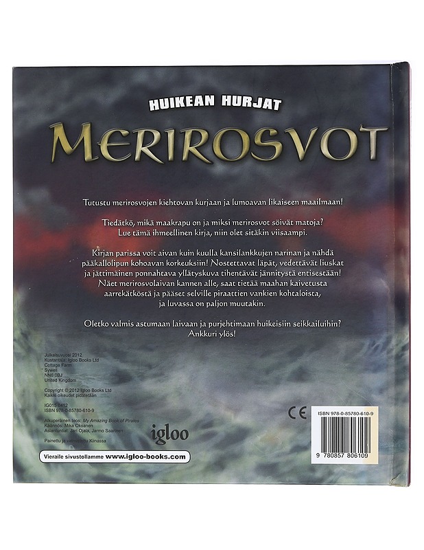 Huikean hurjat merirosvot - Oksanen, Mika - Lastenkirjat - 10105424201 - 1