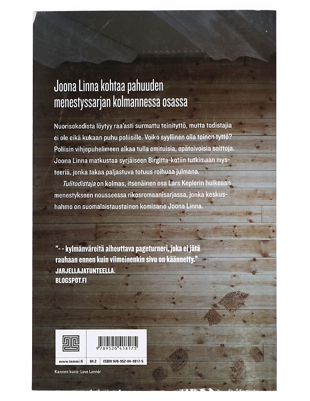 Tulitodistaja - Kepler, Lars - Jännitys ja dekkarit - 10105424211 - 1