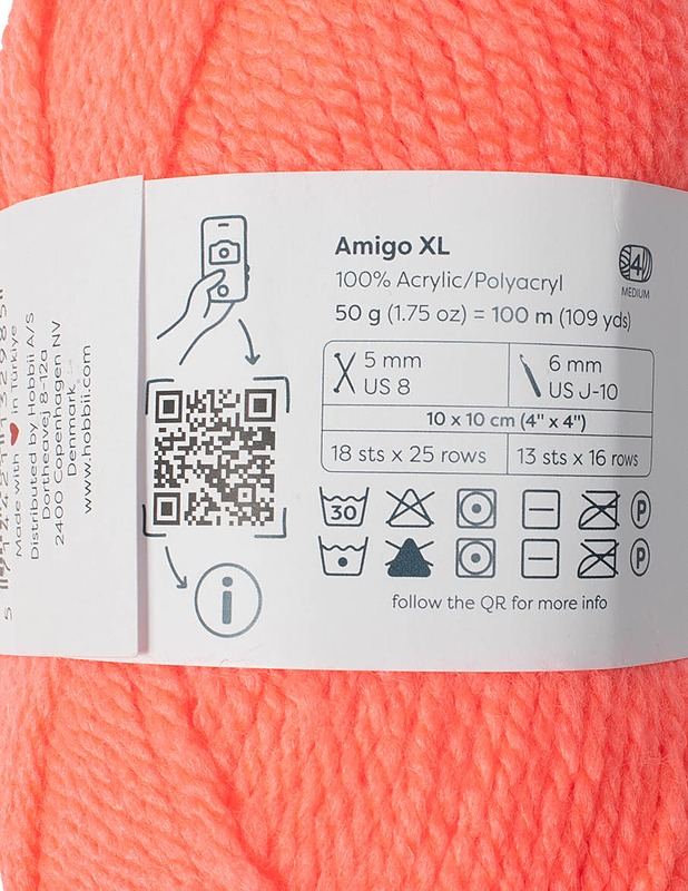 HOBBII Amigo XL neulelanka, 50 g - 1 kerä - Käsityö - 10105424226 - 2
