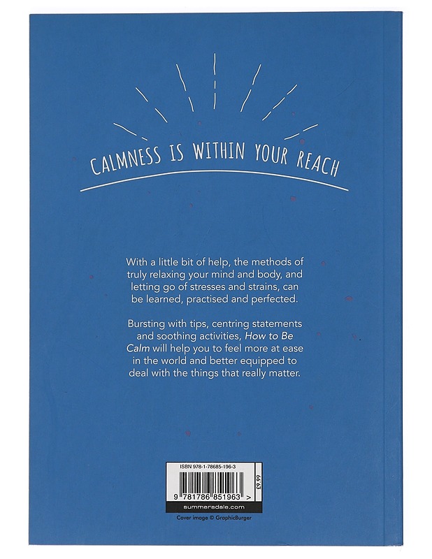 How to be calm - Anna Barnes - Hyvinvointikirjat - 10105424232 - 1