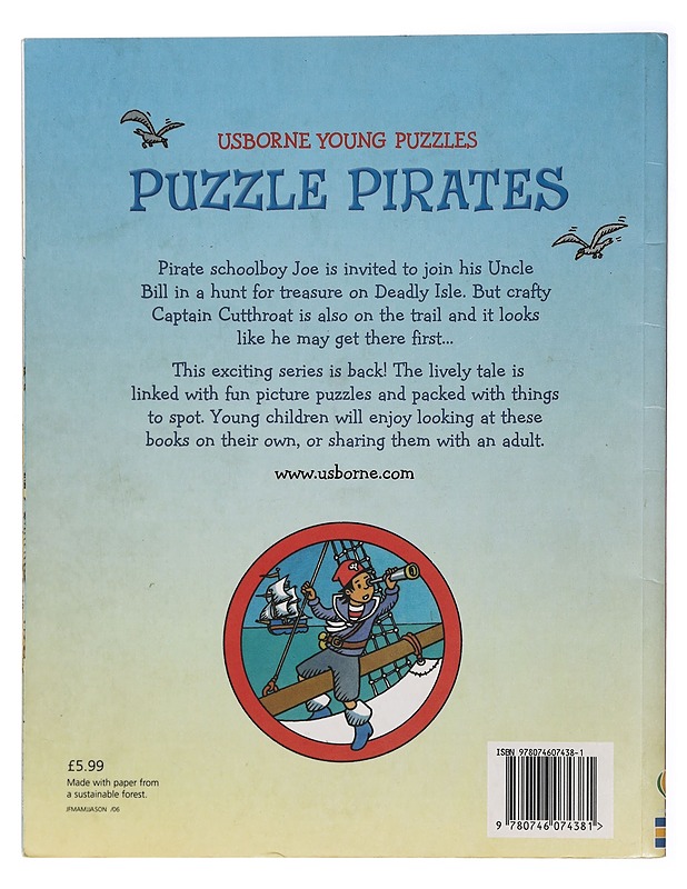Puzzle Pirates. Usborne Young Puzzles - Susannah Leigh & Brenda Haw - Lastenkirjat - 10105424237 - 1
