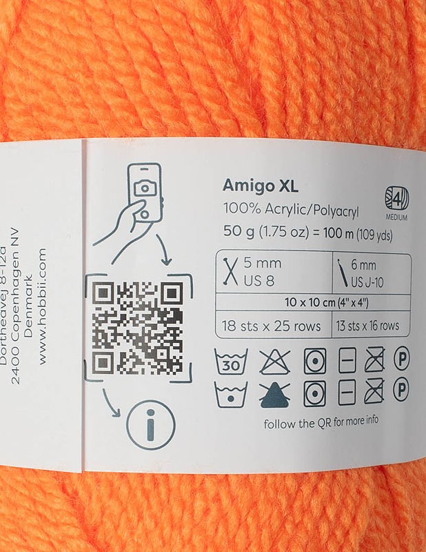 HOBBII Amigo XL neulelanka, 50 g - 1 kerä - Käsityö - 10105424238 - 2