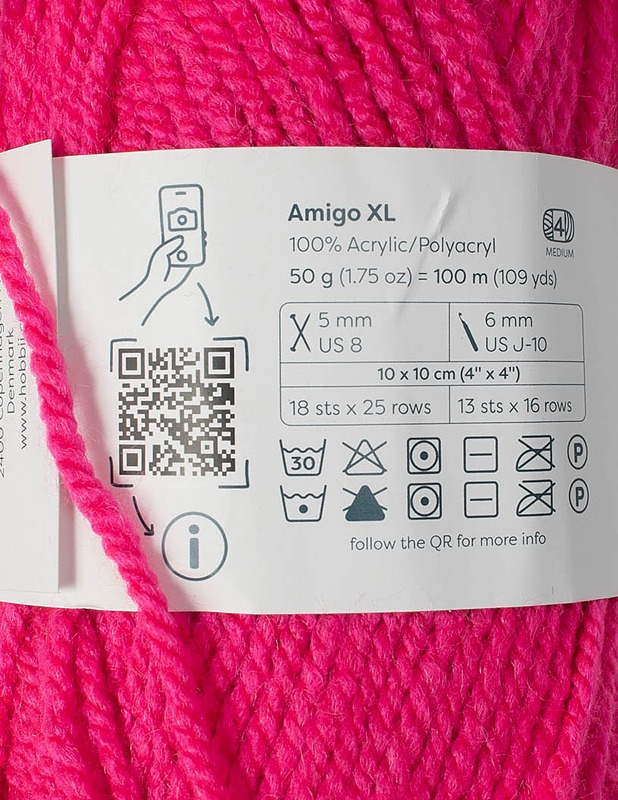 HOBBII Amigo XL neulelanka, 50 g - 1 kerä - Käsityö - 10105424247 - 2