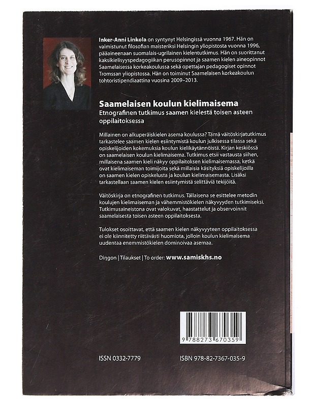 Diedut 2/2014 : Saamelaisen koulun kielimaisema - Linkola, Inker-Anni - Tietokirjat ja oppaat - 10105424261 - 1