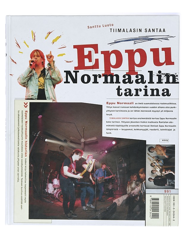 Tiimalasin santaa : Eppu Normaalin tarina - Santtu Luoto - Elämäkerrat ja muistelmat - 10105424306 - 0