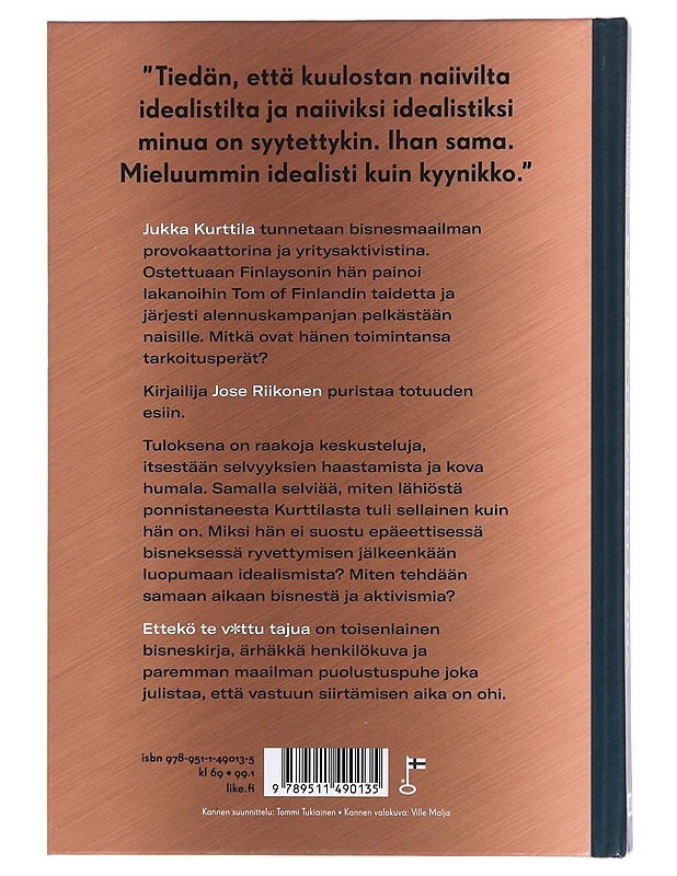 Ettekö te v*ttu tajua - Riikonen, Jose - Elämäkerrat ja muistelmat - 10105424385 - 1