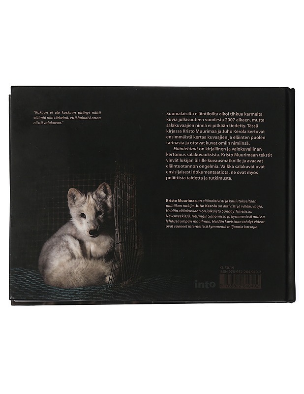 Eläintehtaat : suomalaisten salakuvausten tarina - Muurimaa, Kristo - Tietokirjat ja oppaat - 10105424387 - 1