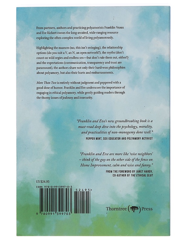 More than two : a practical guide to ethical polyamory - Veaux, Franklin - Tietokirjat ja oppaat - 10105424390 - 1