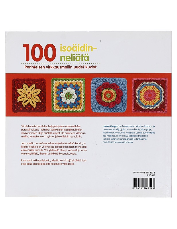 100 isoäidinneliötä : perinteisen virkkausmallin uudet kuviot - Morgan, Leonie - Tietokirjat ja oppaat - 10105424395 - 1