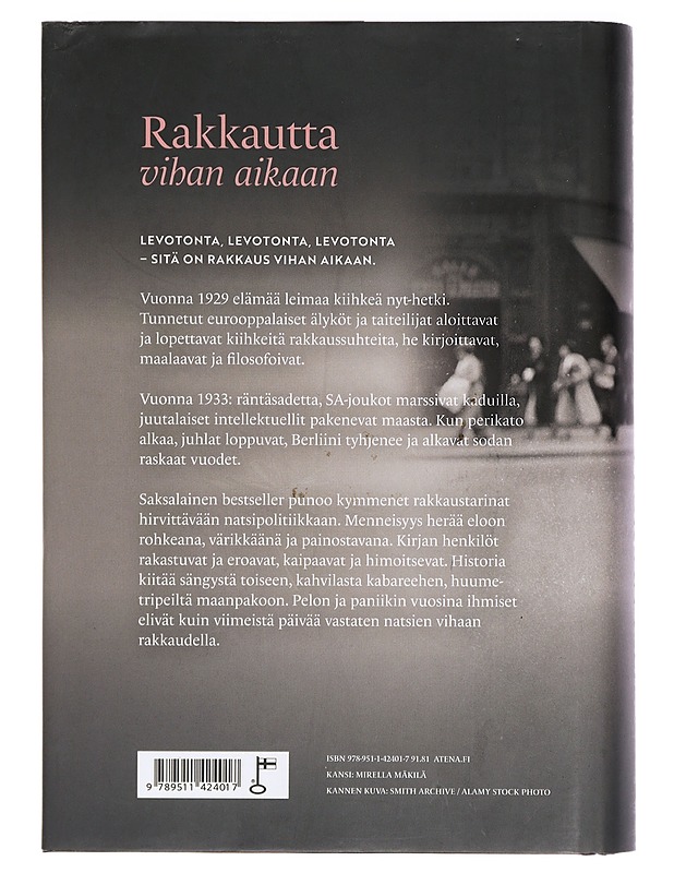 Rakkautta vihan aikaan : tunnettuja eurooppalaisia pareja 1929-1939 - Illies, Florian - Elämäkerrat ja muistelmat - 10105424432 - 1
