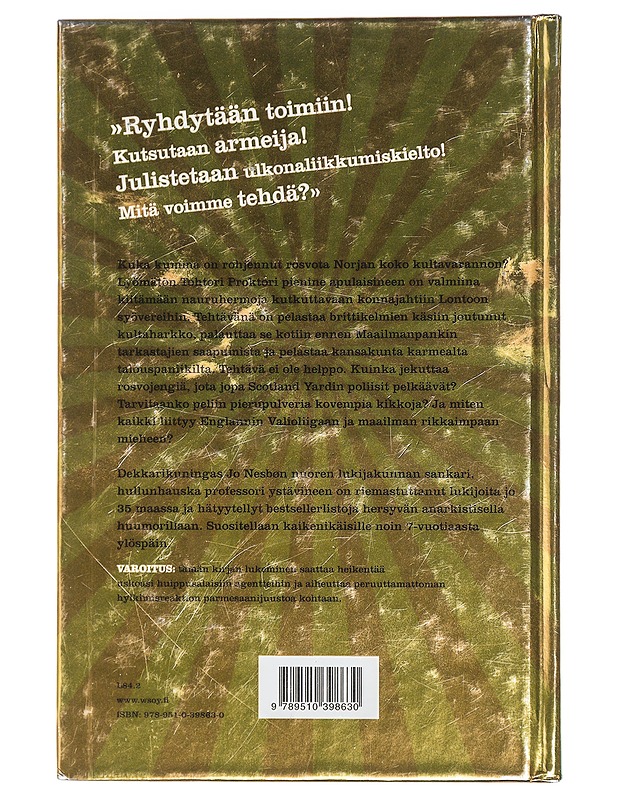 Tohtori Proktori ja suuri kultaryöstö - Nesbø, Jo - Lastenkirjat - 10105424453 - 1