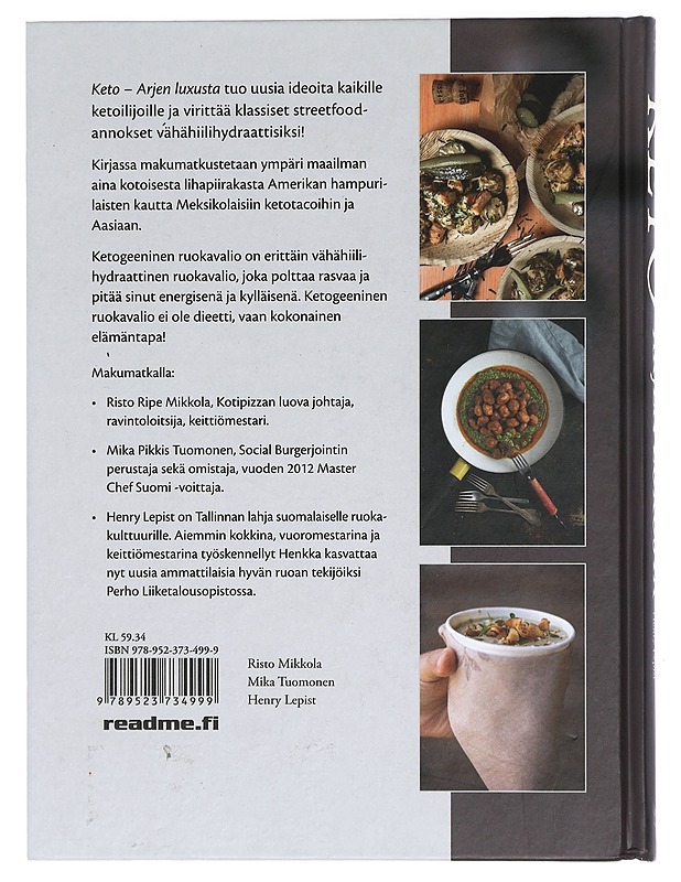 Keto : arjen luxusta - Tuomonen, Mika - Ruokakirjat - 10105424457 - 1