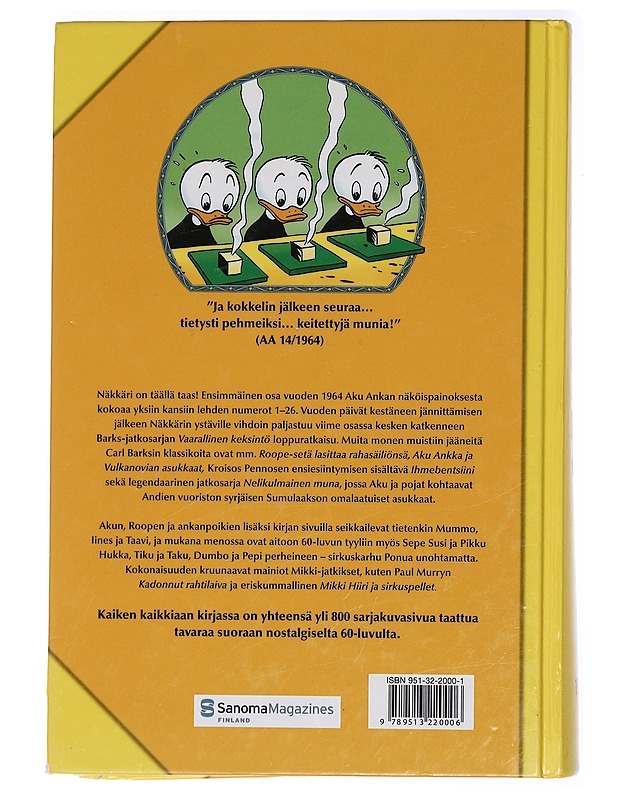 Aku Ankka. I osa : näköispainos vuosikerrasta 1964 - Disney, Walt - Sarjakuvat - 10105424484 - 1