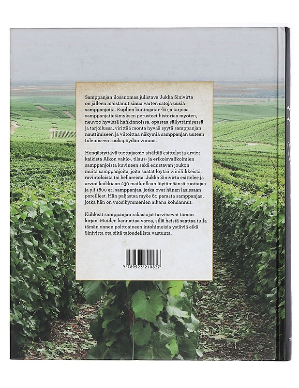 Samppanja : kuplien kuningatar - Sinivirta, Jukka - Ruokakirjat - 10105424501 - 1