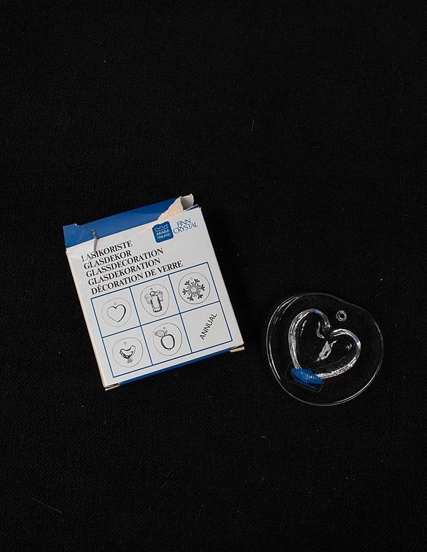 NUUTAJÄRVI lasikoriste - Joulutuotteet - 10105424533 - 1
