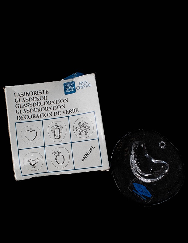 NUUTAJÄRVI lasikoriste - Joulutuotteet - 10105424539 - 1