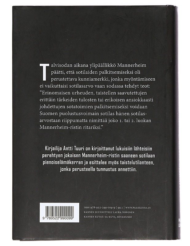 Mannerheim-ristin ritarit - Antti Tuuri - Elämäkerrat ja muistelmat - 10105424558 - 1