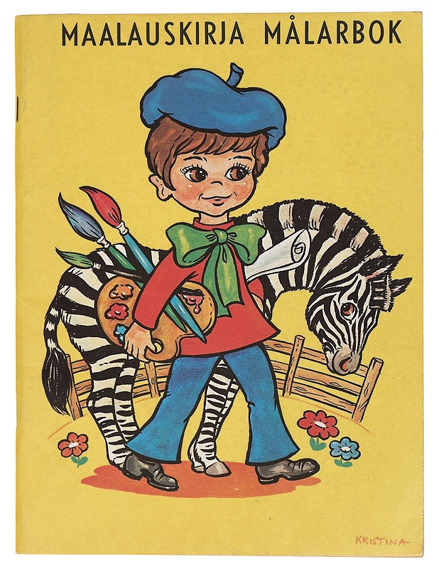 Maalauskirja Målarbok - Lastenkirjat - 10105424570 - 0