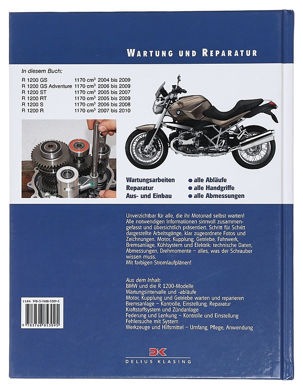 Wartung und Reparatur : BMW R 1200 GS/RT/ST/S/R, HC-Vierventil-Boxer - Tietokirjat ja oppaat - 10105424572 - 1