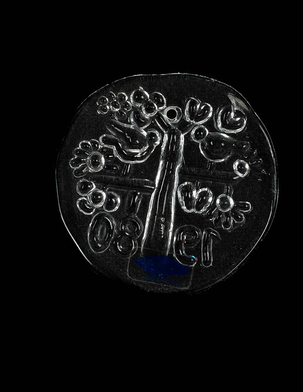 NUUTAJÄRVI 1980 lasimedaljonki - Designsuosikit - 10105424616 - 1