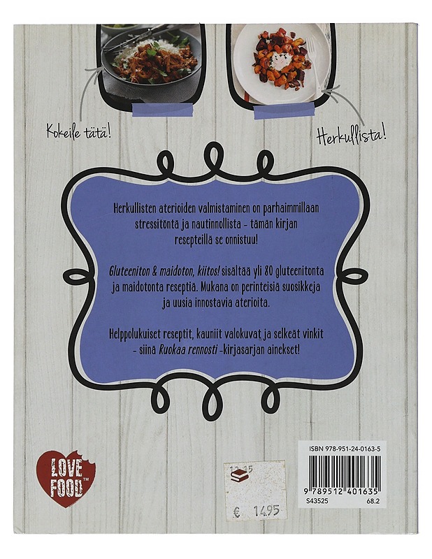 Gluteeniton & maidoton, kiitos! - Nieminen, Aatos - Ruokakirjat - 10105424655 - 1