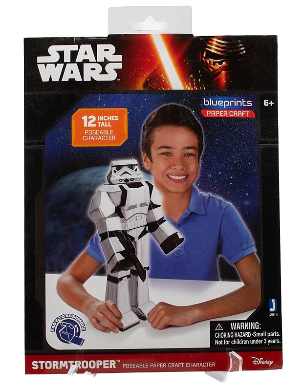 BLUEPRINTS Star Wars: Stormtrooper paperihahmo - Lasten lelut - 10105424718 - 0