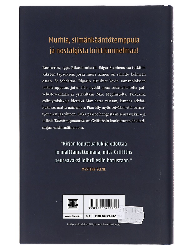 Taikatemppumurhat - Griffiths, Elly - Jännitys ja dekkarit - 10105424809 - 1