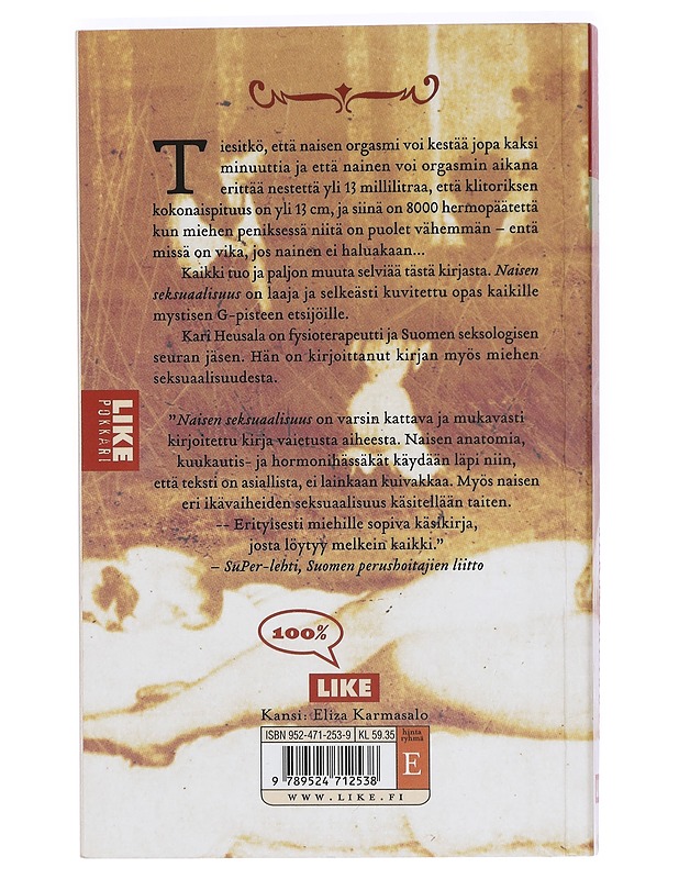 Naisen seksuaalisuus - Kari Heusala - Tietokirjat ja oppaat - 10105424819 - 1