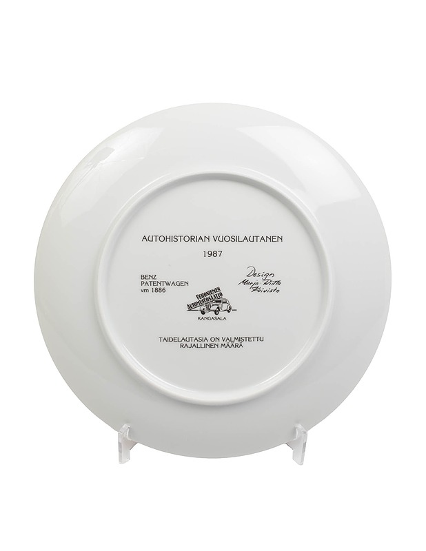 VEHONIEMEN AUTOMUSEOSÄÄTIÖ vuosilautanen 1987 - Lautaset ja kulhot - 10105424868 - 2