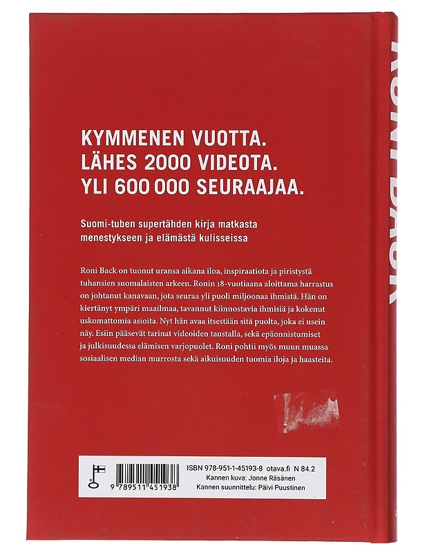 Matkani somen huipulle - Roni Back - Elämäkerrat ja muistelmat - 10105424887 - 1