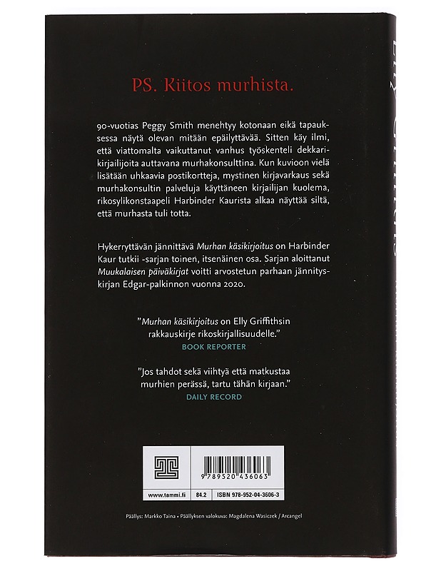 Murhan käsikirjoitus - Griffiths, Elly - Jännitys ja dekkarit - 10105424919 - 1