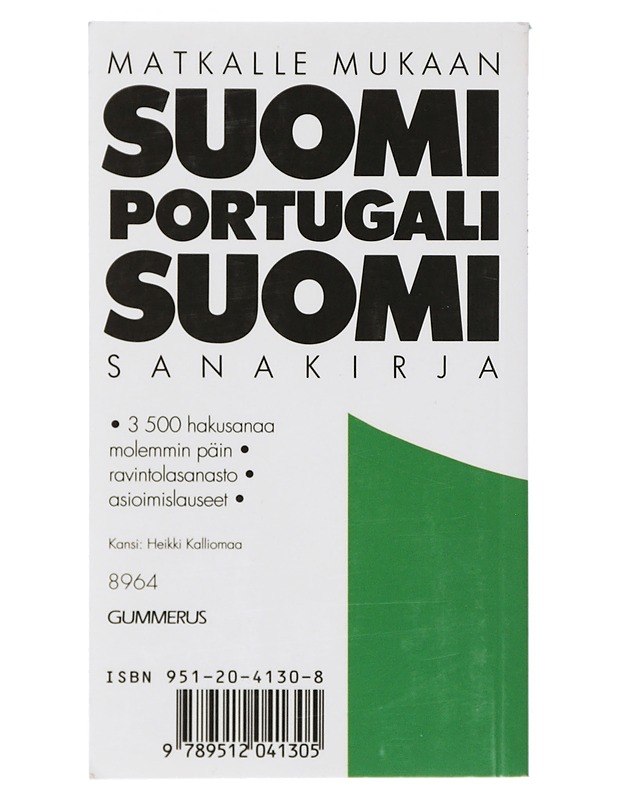 Suomi-portugali-suomi-sanakirja - Luukkonen, Marsa - Tietokirjat ja oppaat - 10105424955 - 1