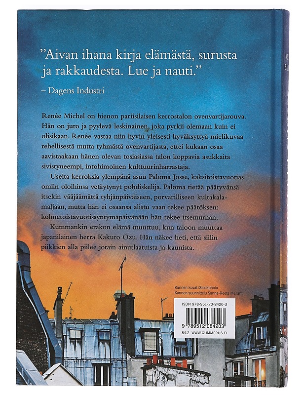 Siilin eleganssi - Barbery, Muriel - Romaanit ja novellit - 10105424979 - 1