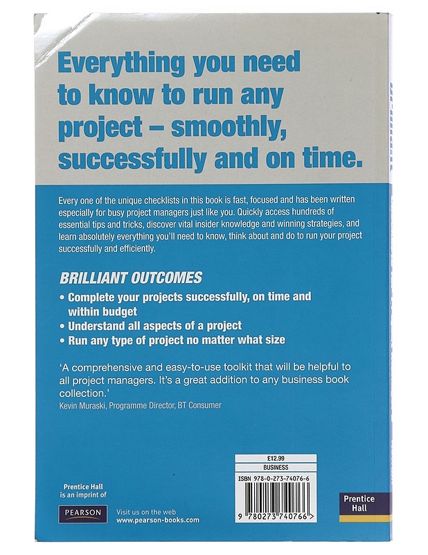 Brilliant Checklists for Project Managers: Your Shortcut to Success - Newton, Richard - Tietokirjat ja oppaat - 10105424986 - 1