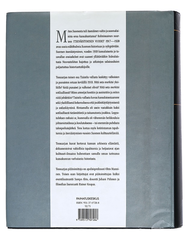 Itsenäistymisen vuoddt 1917-1920. 2. Taistelu vallasta - Ohto Manninen (päätoim.) - Tietokirjat - 10105425003 - 1